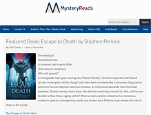 Tablet Screenshot of mysteryreads.com